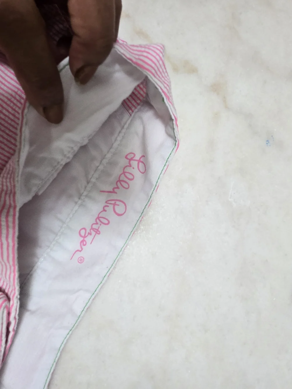 Lilly Pulitzer Light Pink Scallop Hem Shorts - Picture 4 of 7